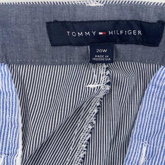 NWT TOMMY HILFIGER Hollywood pinstriped Shorts 20W - Picture 4 of 5